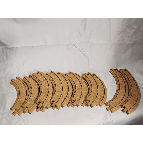 Fisher-Price Geo Trax Tan Track Pieces - Picture 2 of 4